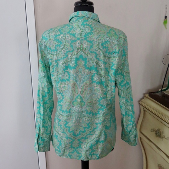 J. Crew COLLECTION Slim-fit crisp cotton poplin shirt in Ratti® pendant paisley - Picture 5 of 10